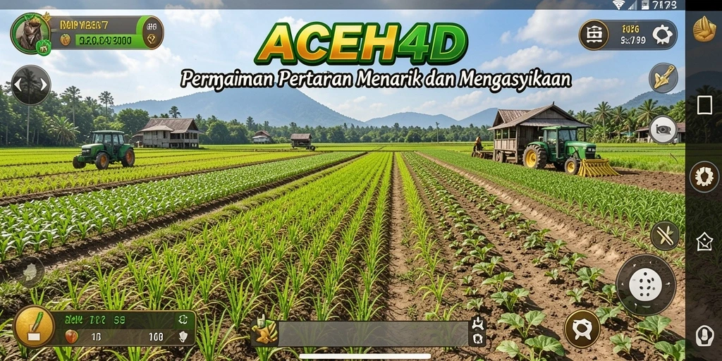 Gameplay seru dan interaktif di ACEH4D dengan elemen pertanian.