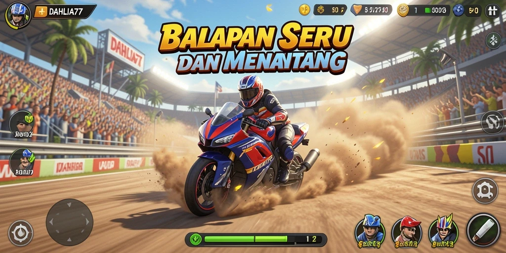 Tampilan gameplay DAHLIA77 yang seru dan menegangkan.