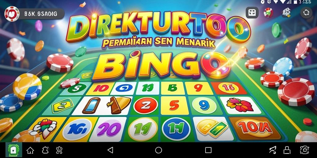 Tampilan gameplay seru Bingo di DIREKTURTOTO.