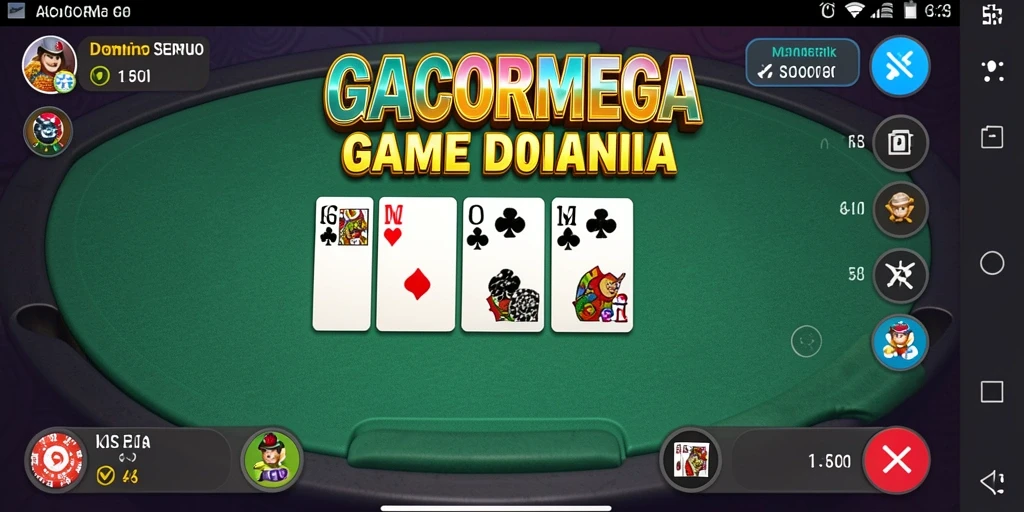Tampilan gameplay seru dan interaktif dalam GACORMEGA.