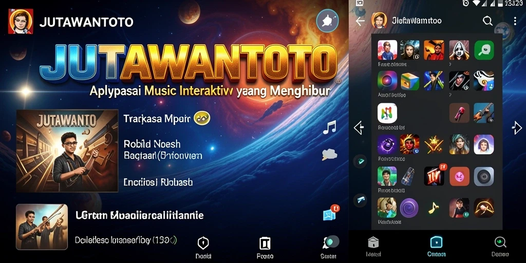 Tampilan gameplay JUTAWANTOTO saat pengguna bermain musik secara interaktif.