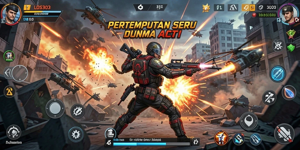 Tampilan gameplay seru dan menantang dari LOS303.