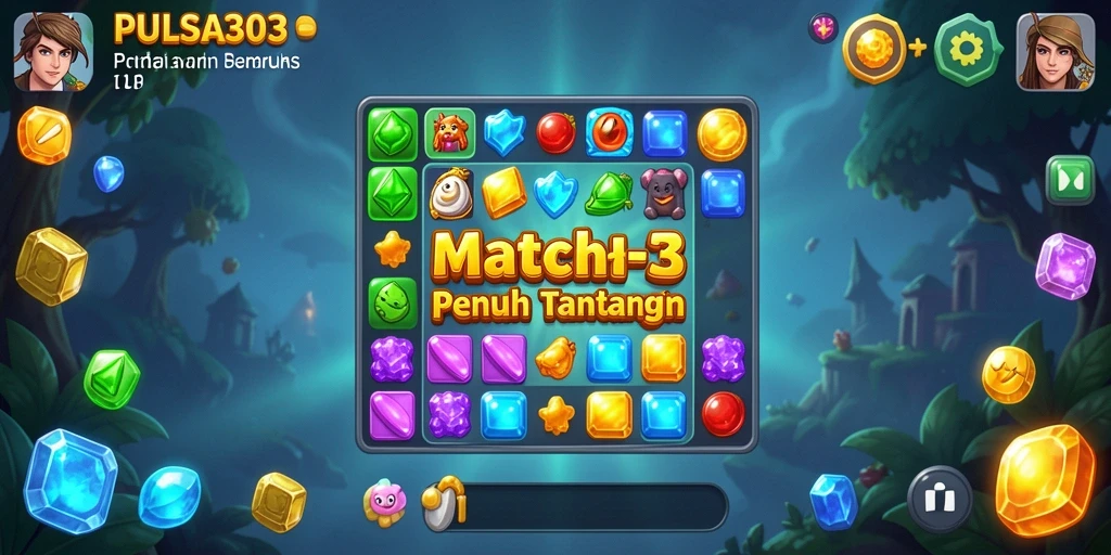 Tampilan gameplay yang penuh warna dan menyenangkan di PULSA303.