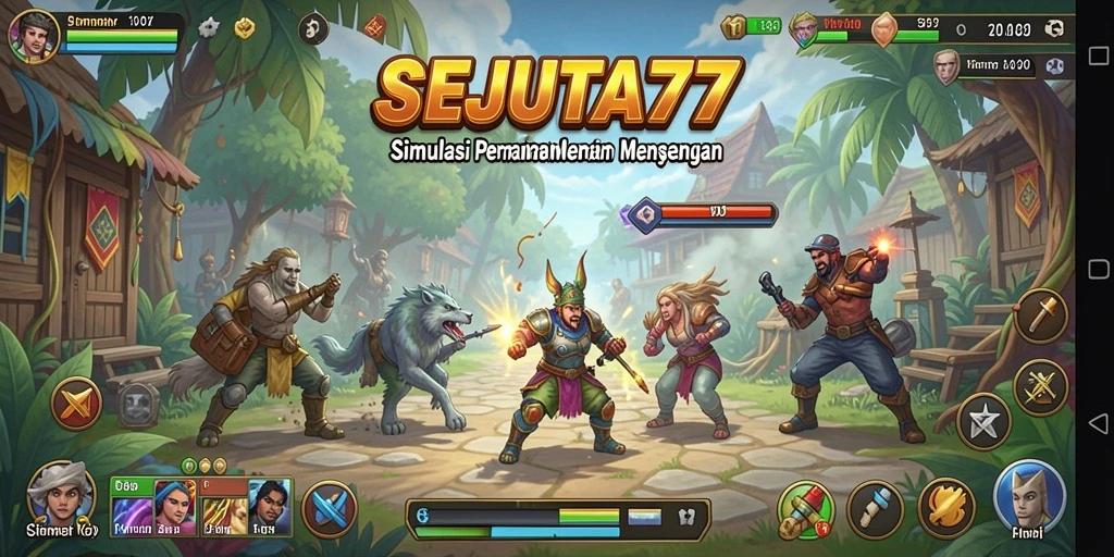 Screenshot gameplay SEJUTA77 yang menunjukkan keseruan bermain simulasi.